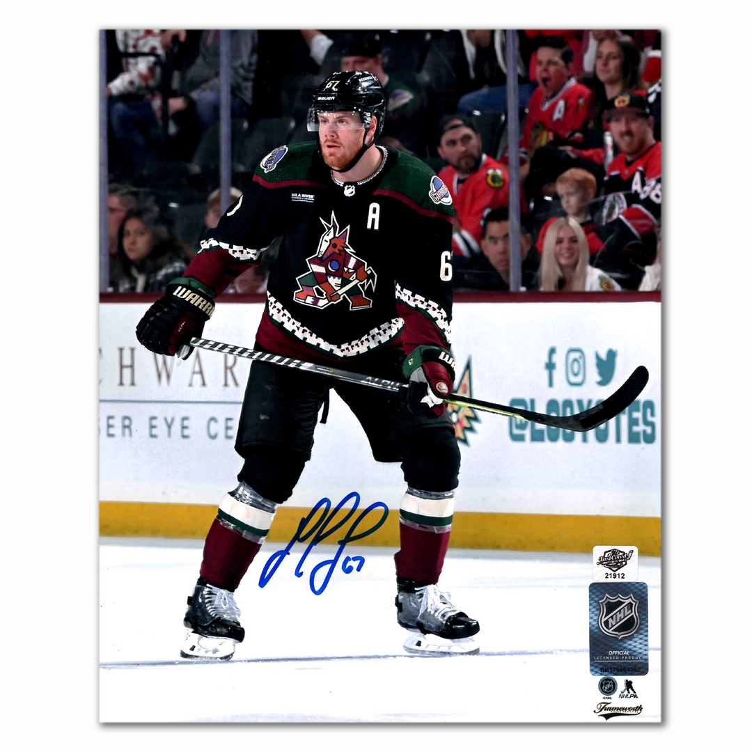 Lawson Crouse Autographed Arizona Coyotes Home 8x10 Photo