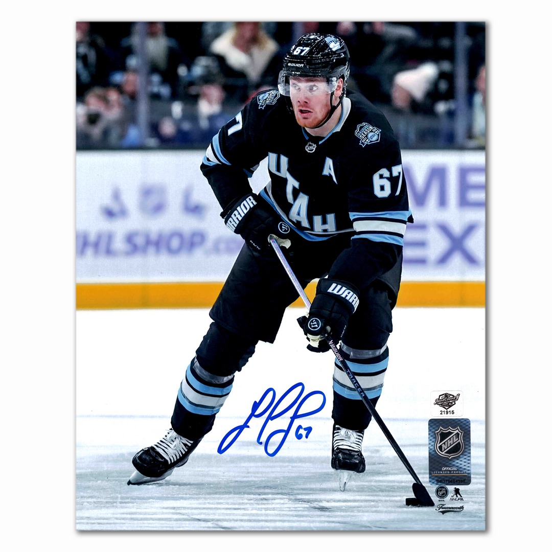 Lawson Crouse Autographed Utah Hockey Club Home 8x10 Photo