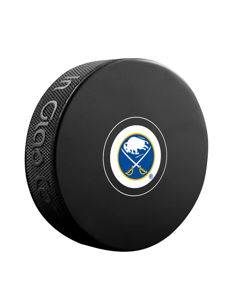 Pre-Order - Linus Ullmark Autographed Buffalo Sabres Hockey Puck