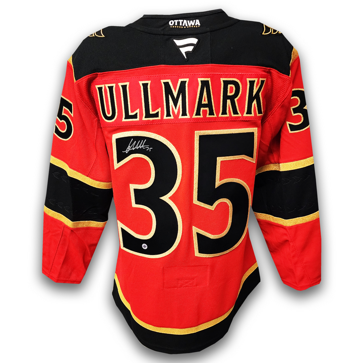 Linus Ullmark Autographed Ottawa Senators Alternate Fanatics Premium Jersey