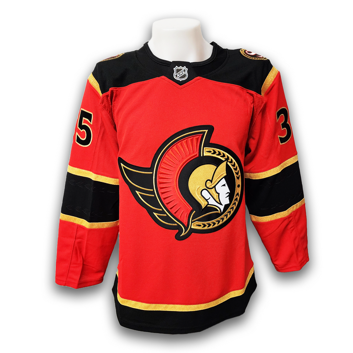 Linus Ullmark Autographed Ottawa Senators Alternate Fanatics Premium Jersey