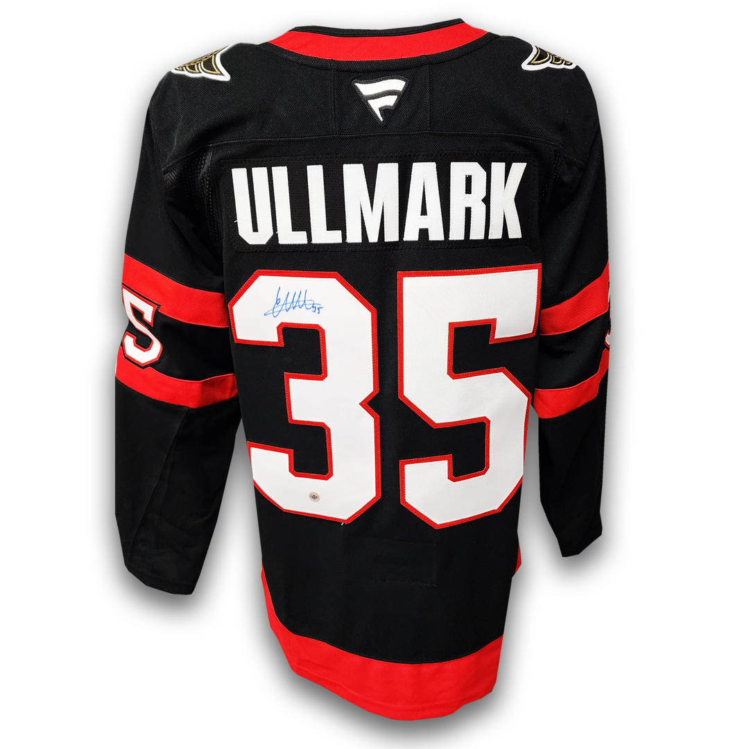 Linus Ullmark Autographed Ottawa Senators Home Fanatics Premium Jersey