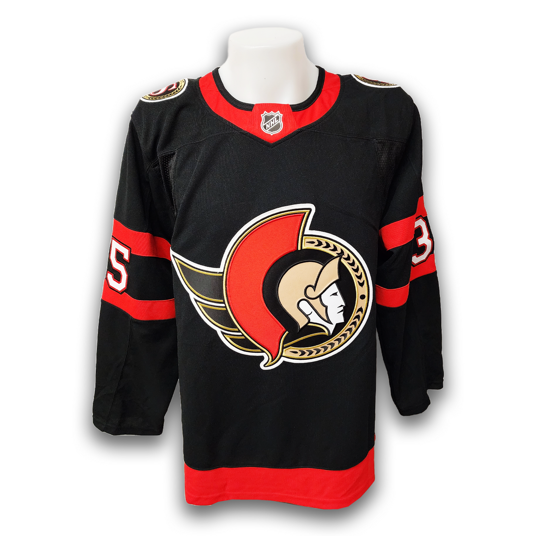 Linus Ullmark Autographed Ottawa Senators Home Fanatics Premium Jersey