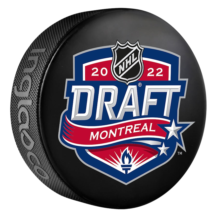 Pre-Order - Logan Cooley Autographed 2022 NHL Draft Hockey Puck