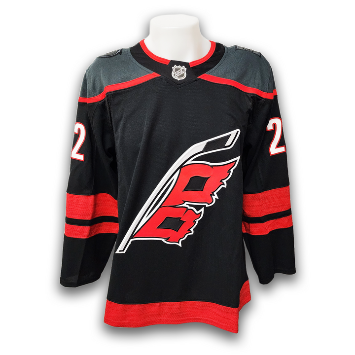 Logan Stankoven Autographed Carolina Hurricanes Home Fanatics Premium Jersey