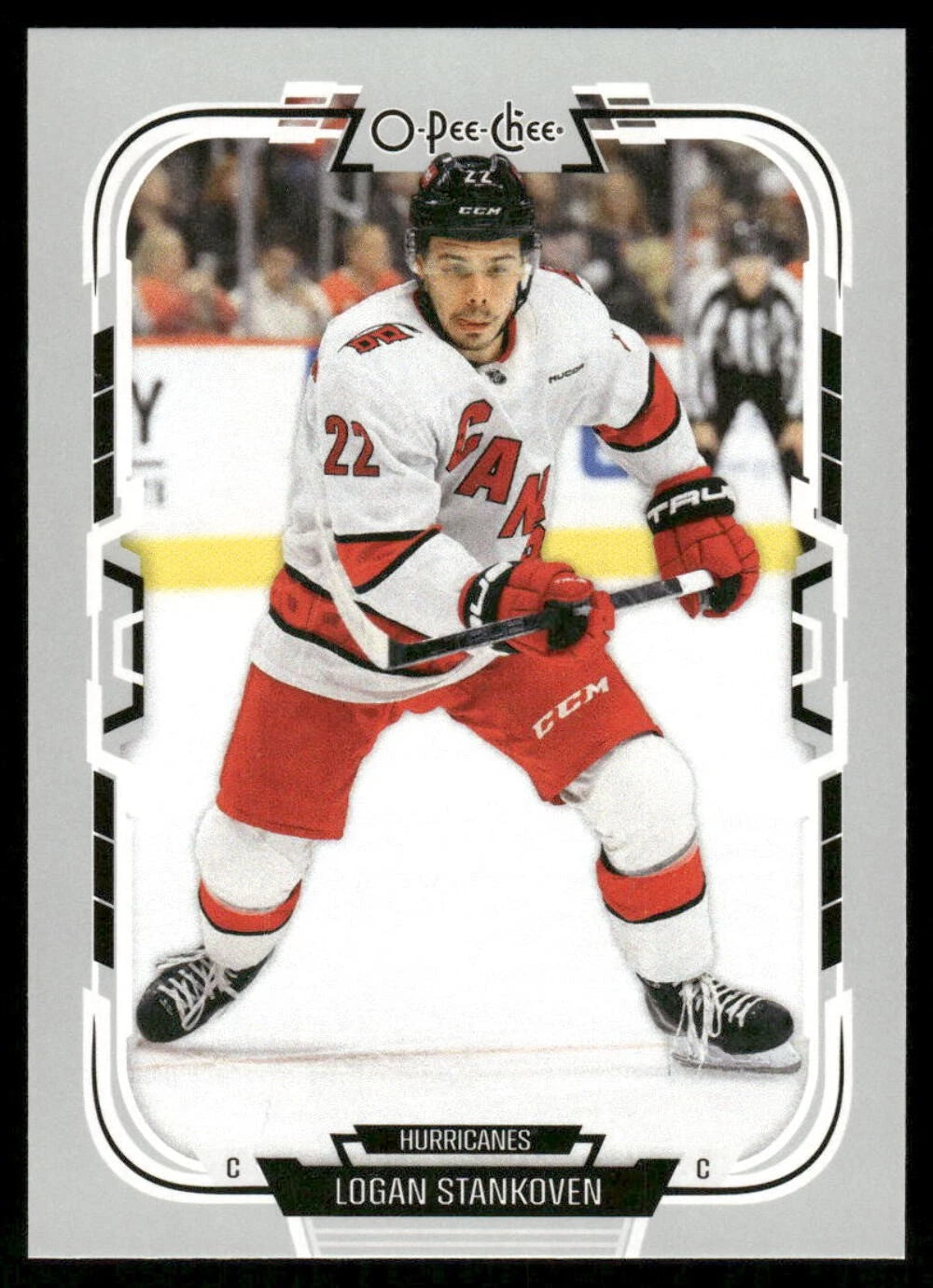 Pre-Order - Logan Stankoven Autographed Carolina Hurricanes 2025-26 OPC Hockey Card #31