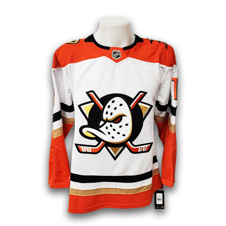 Lukas Dostal Autographed Anaheim Ducks Away Fanatics Premium Jersey