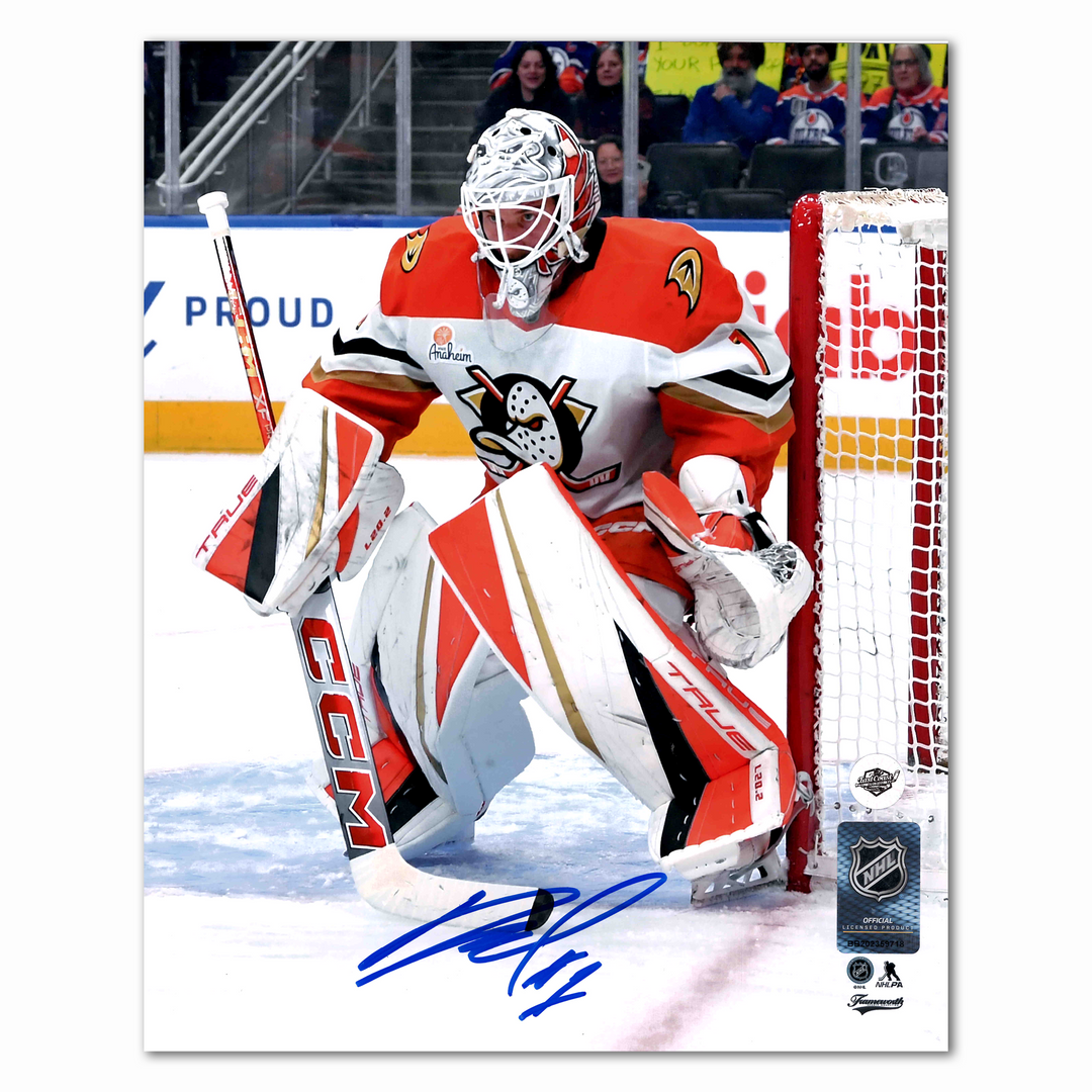 Lukas Dostal Autographed Anaheim Ducks Away 8x10 Photo