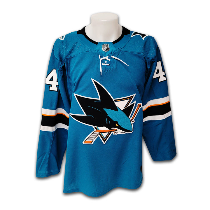 Marc-Edouard Vlasic San Jose Sharks Teal Adidas Jersey