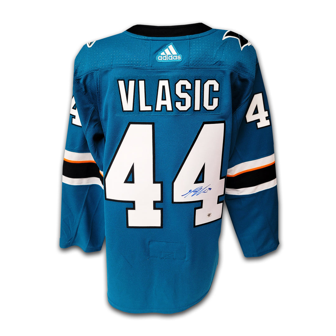 Marc-Edouard Vlasic San Jose Sharks Teal Adidas Jersey