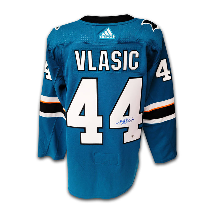 Marc-Edouard Vlasic San Jose Sharks Teal Adidas Jersey