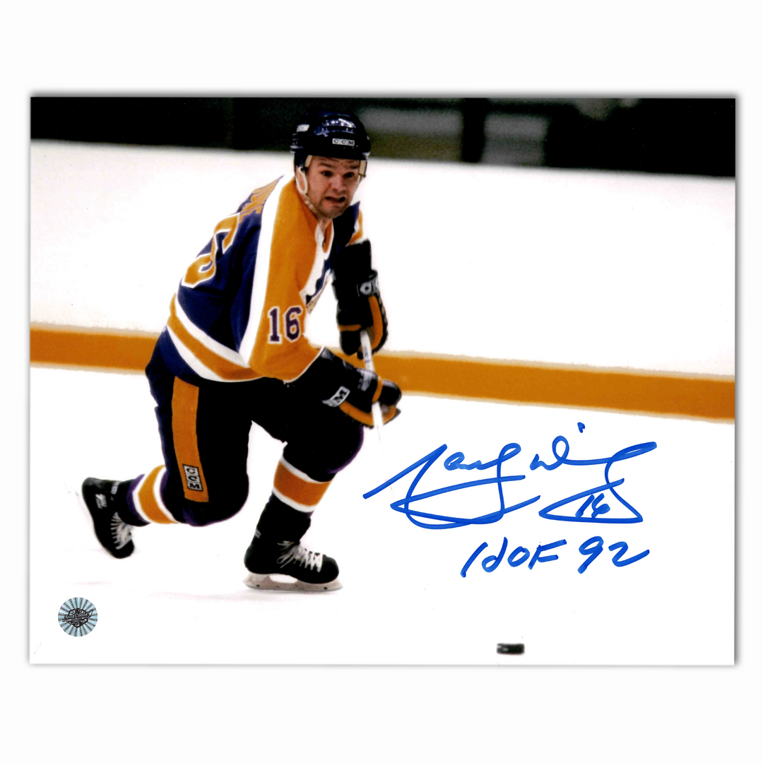 Marcel Dionne Autographed Los Angeles Kings Home Horizontal 8x10 Photo