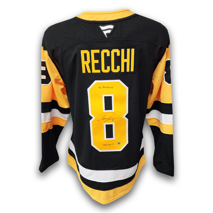 Mark Recchi Autographed Pittsburgh Penguins Home Fanatics Premium Jersey