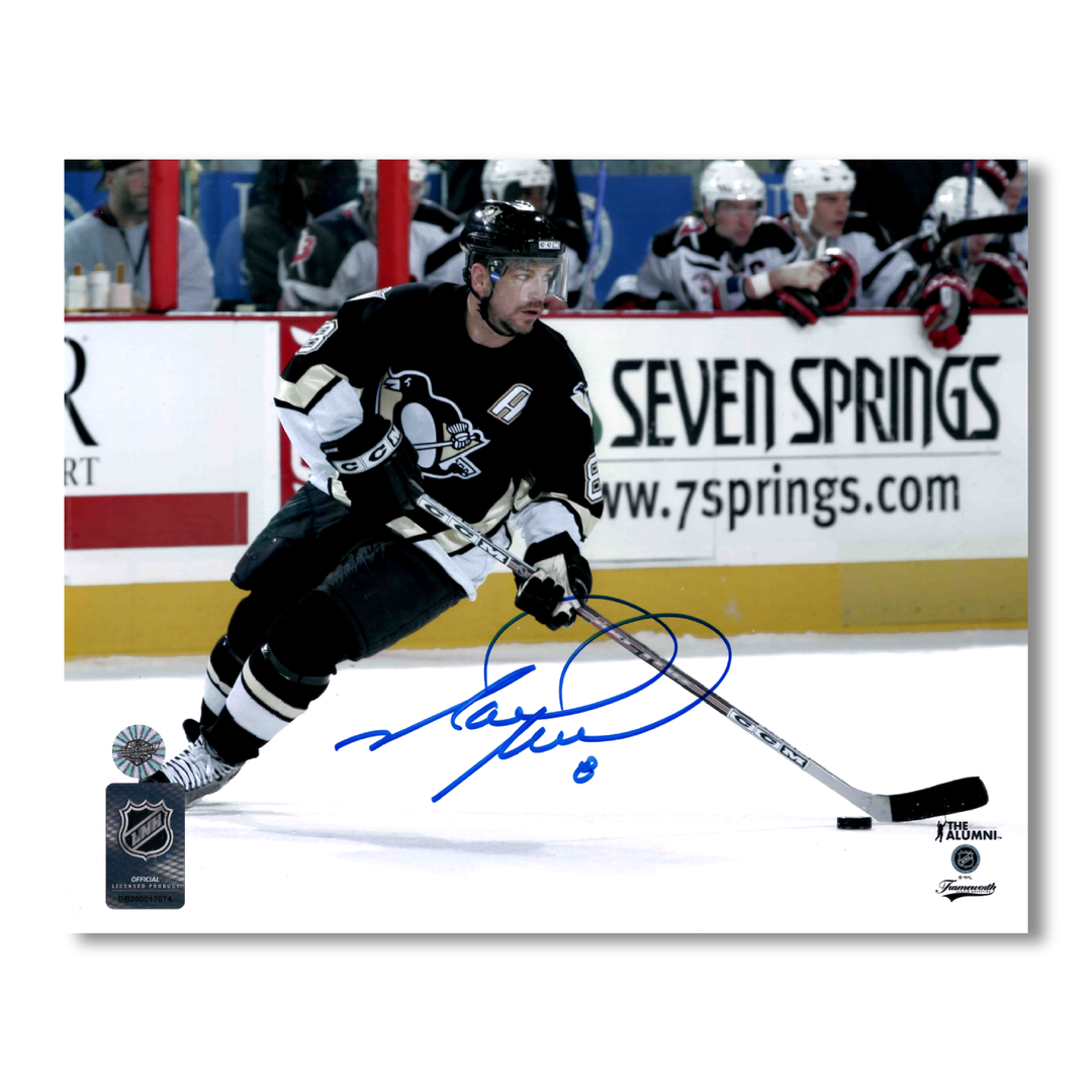 Mark Recchi Autographed Pittsburgh Penguins Home Horizontal 8x10 Photo