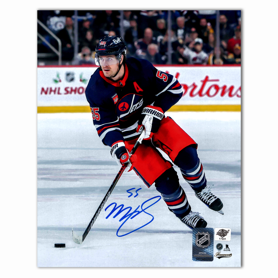 Mark Scheifele Autographed Winnipeg Jets Alternate 8x10 Photo