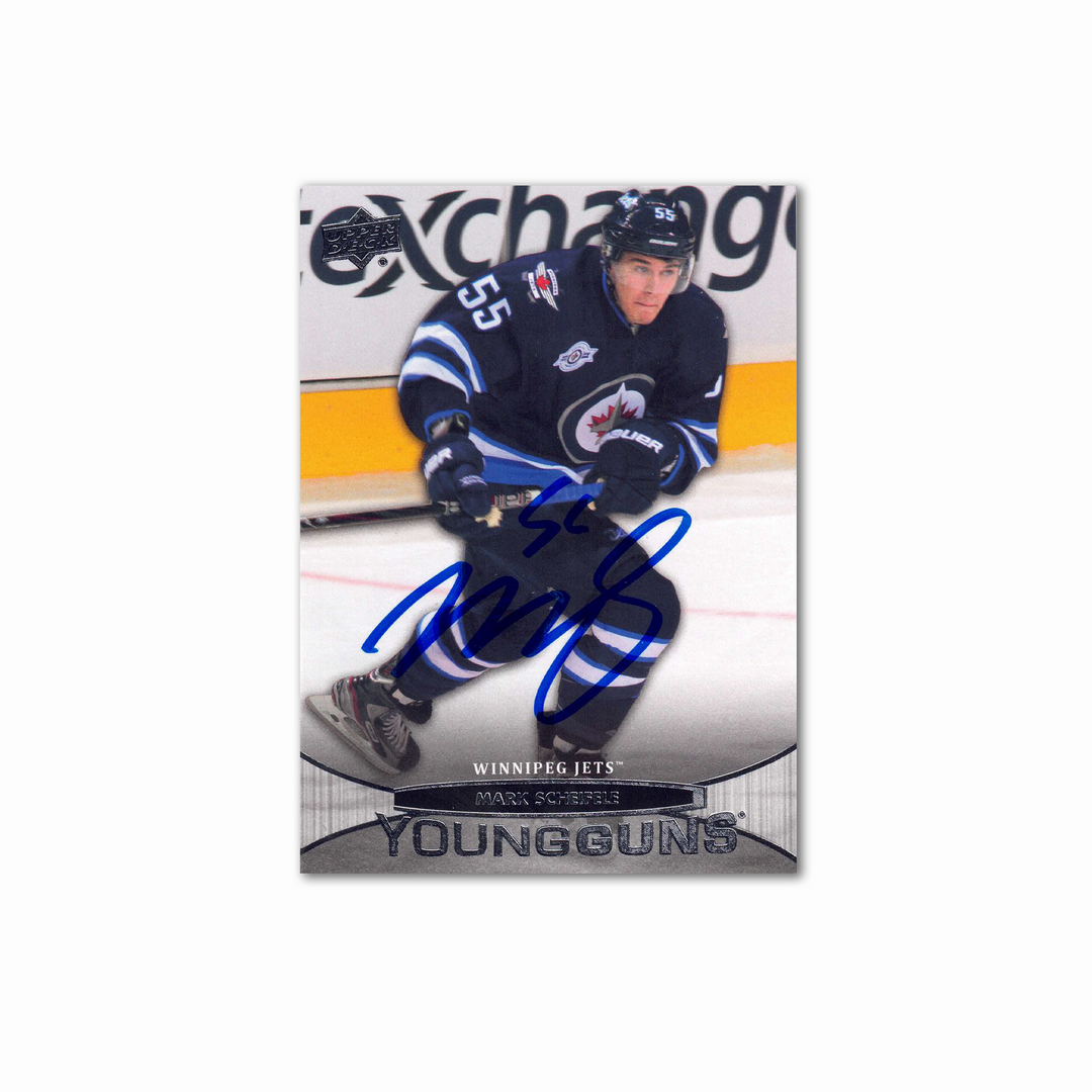 2011-12 UD Young Guns #248 MARK SCHEIFELE Autographed Rookie Card