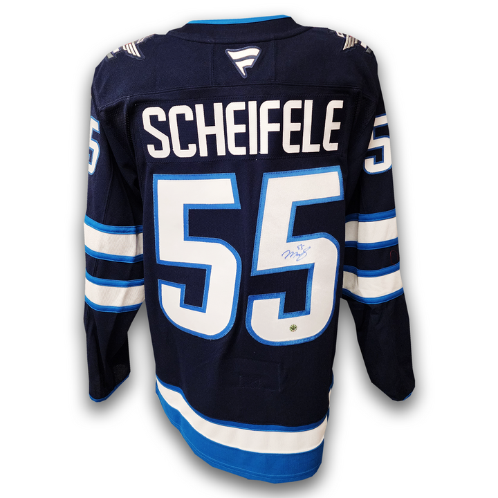 Mark Scheifele Autographed Winnipeg Jets Home Fanatics Premium Jersey Jersey