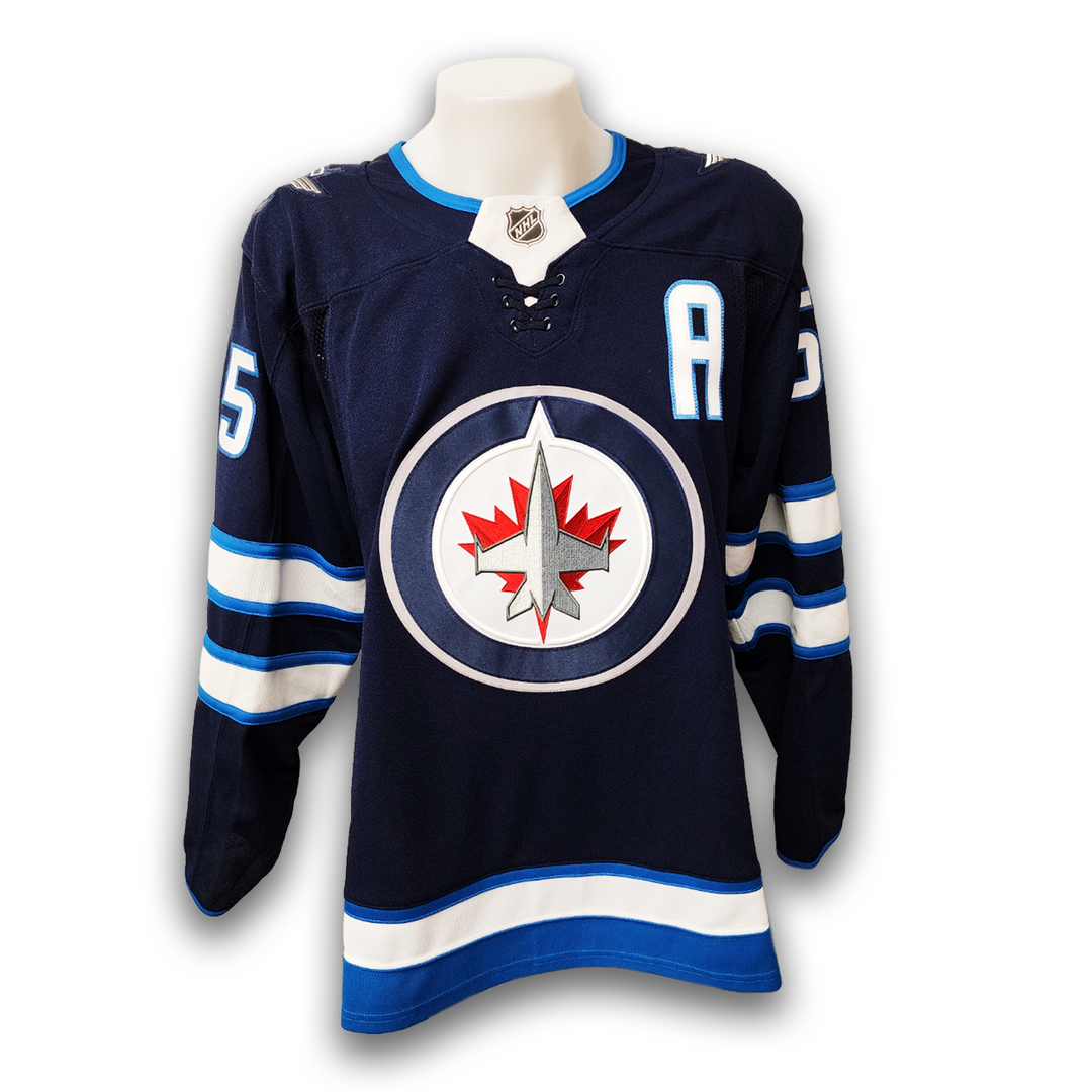 Mark Scheifele Autographed Winnipeg Jets Home Fanatics Premium Jersey Jersey