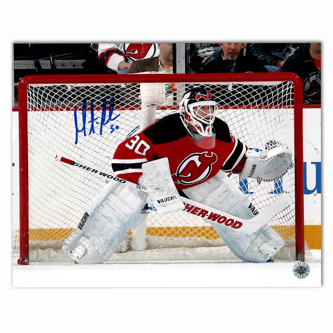 Martin Brodeur Autographed New Jersey Devils Home Horizontal 8x10 Photo