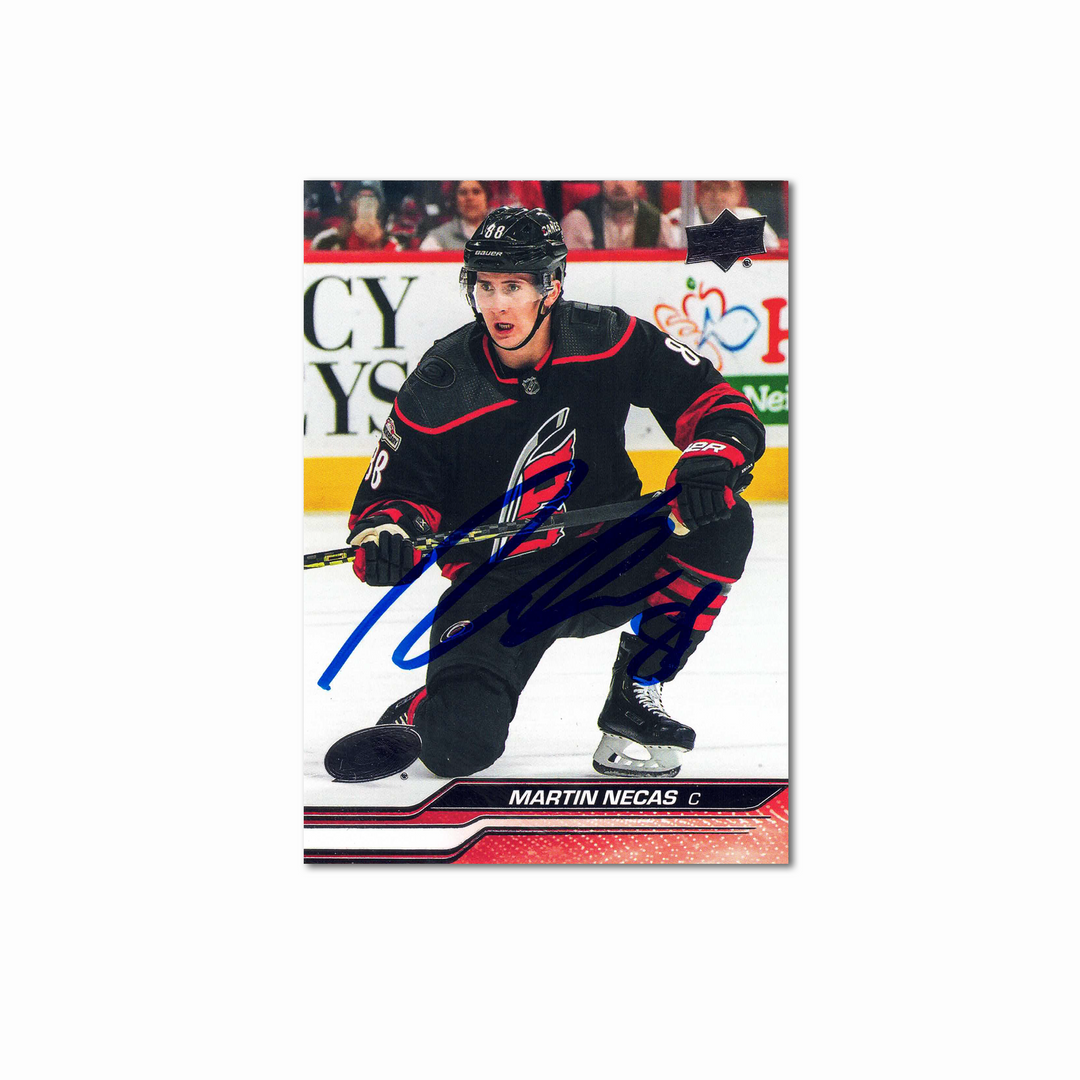 2023-24 Upper Deck #283 MARTIN NECAS Autographed Card