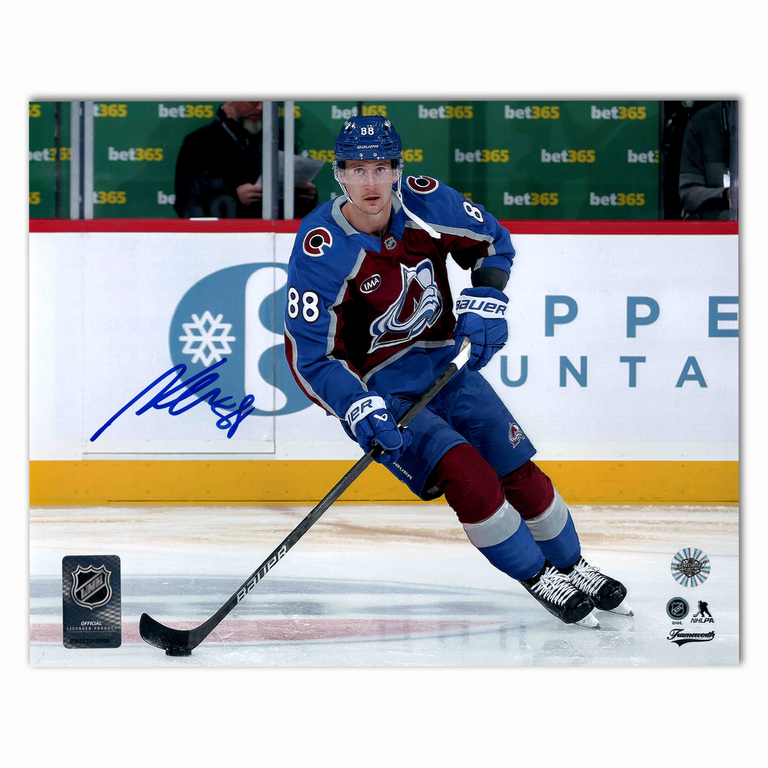 Martin Necas Autographed Colorado Avalanche Home 8x10 Horizontal Photo