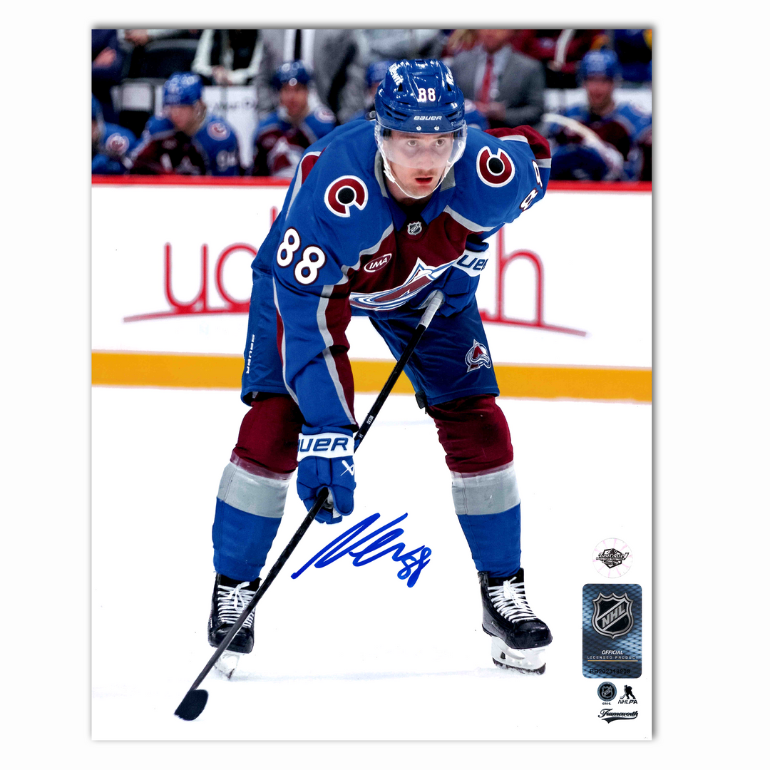 Martin Necas Autographed Colorado Avalanche Home 8x10 Photo