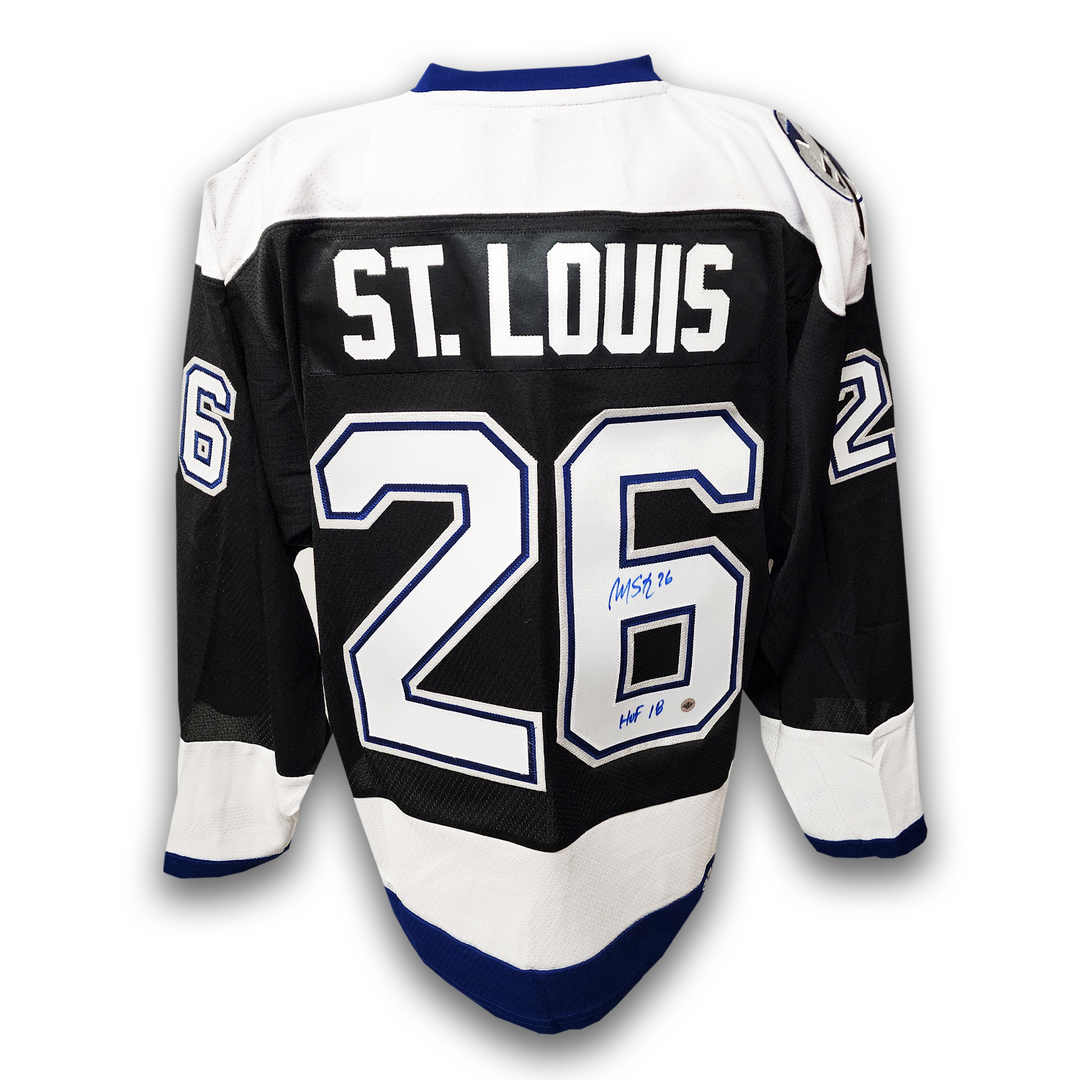 Martin St. Louis Autographed Tampa Bay Lightning Adidas Team Classic Jersey
