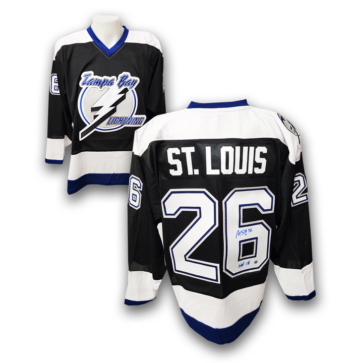 Martin St. Louis Autographed Tampa Bay Lightning Adidas Team Classic Jersey