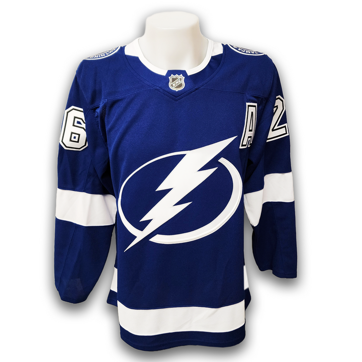 Martin St. Louis Autographed Tampa Bay Lightning Fanatics Premium Jersey
