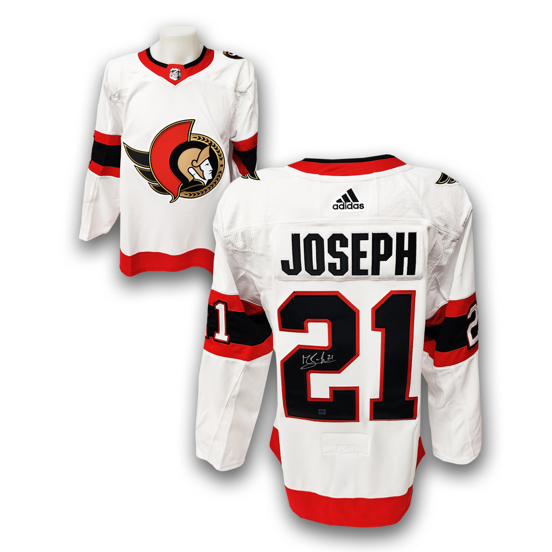 Mathieu Joseph Autographed Ottawa Senators Away Adidas Jersey