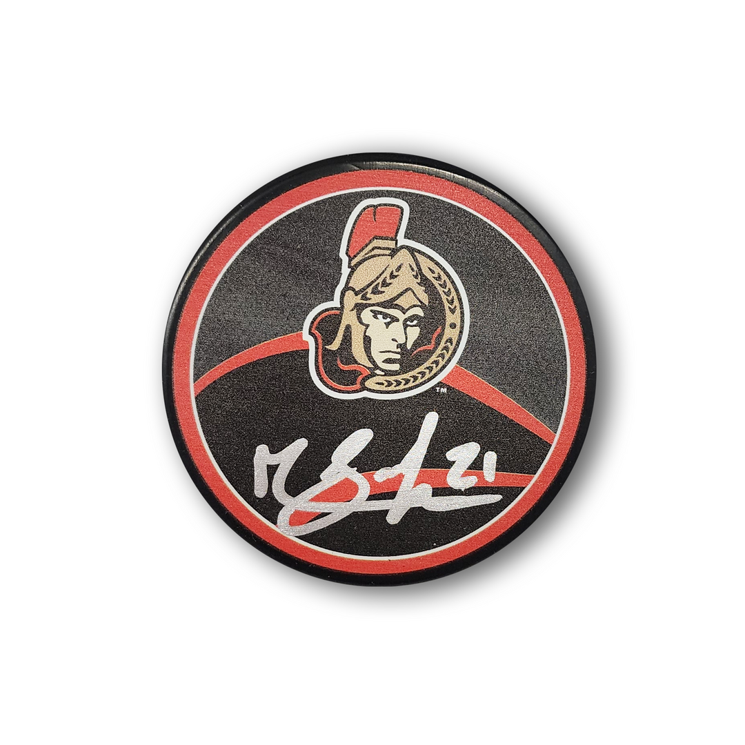 Mathieu Joseph Autographed Ottawa Senators Reverse Retro 2.0 Hockey Puck