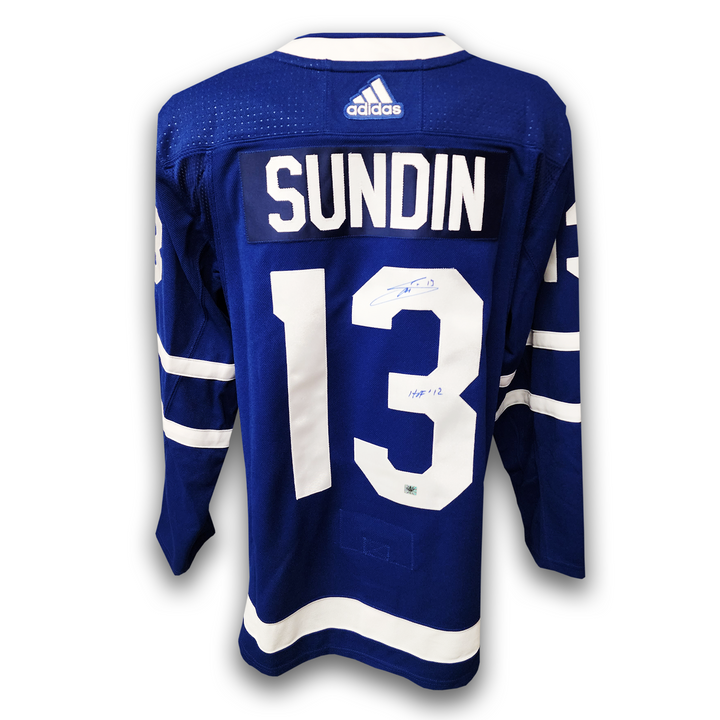 Mats Sundin Autographed Toronto Maple Leafs Home Adidas Jersey