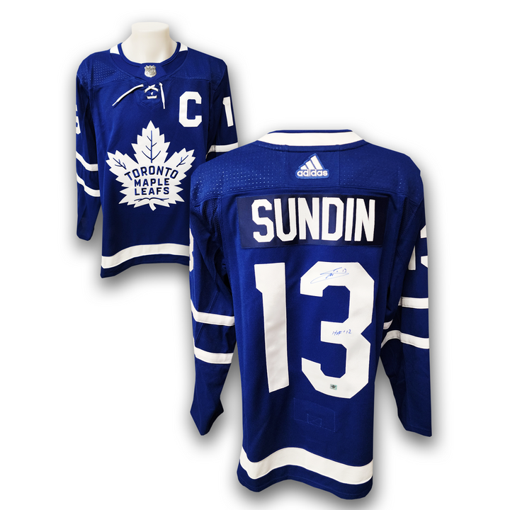 Mats Sundin Autographed Toronto Maple Leafs Home Adidas Jersey