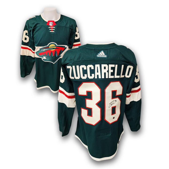 Mats Zuccarello Autographed Minnesota Wild Adidas Jersey