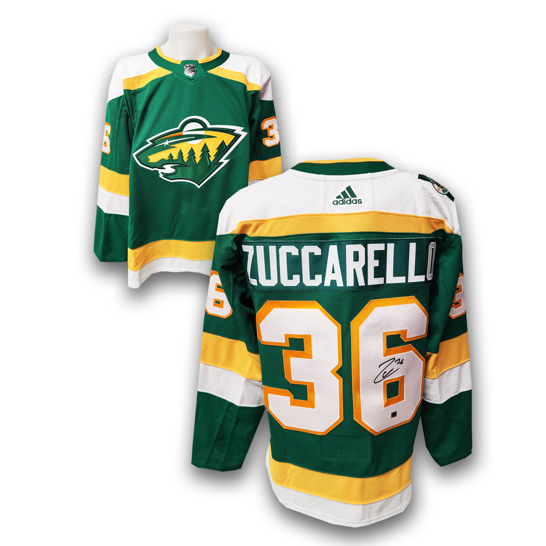 Mats Zuccarello Autographed Minnesota Wild Alternate Adidas Jersey