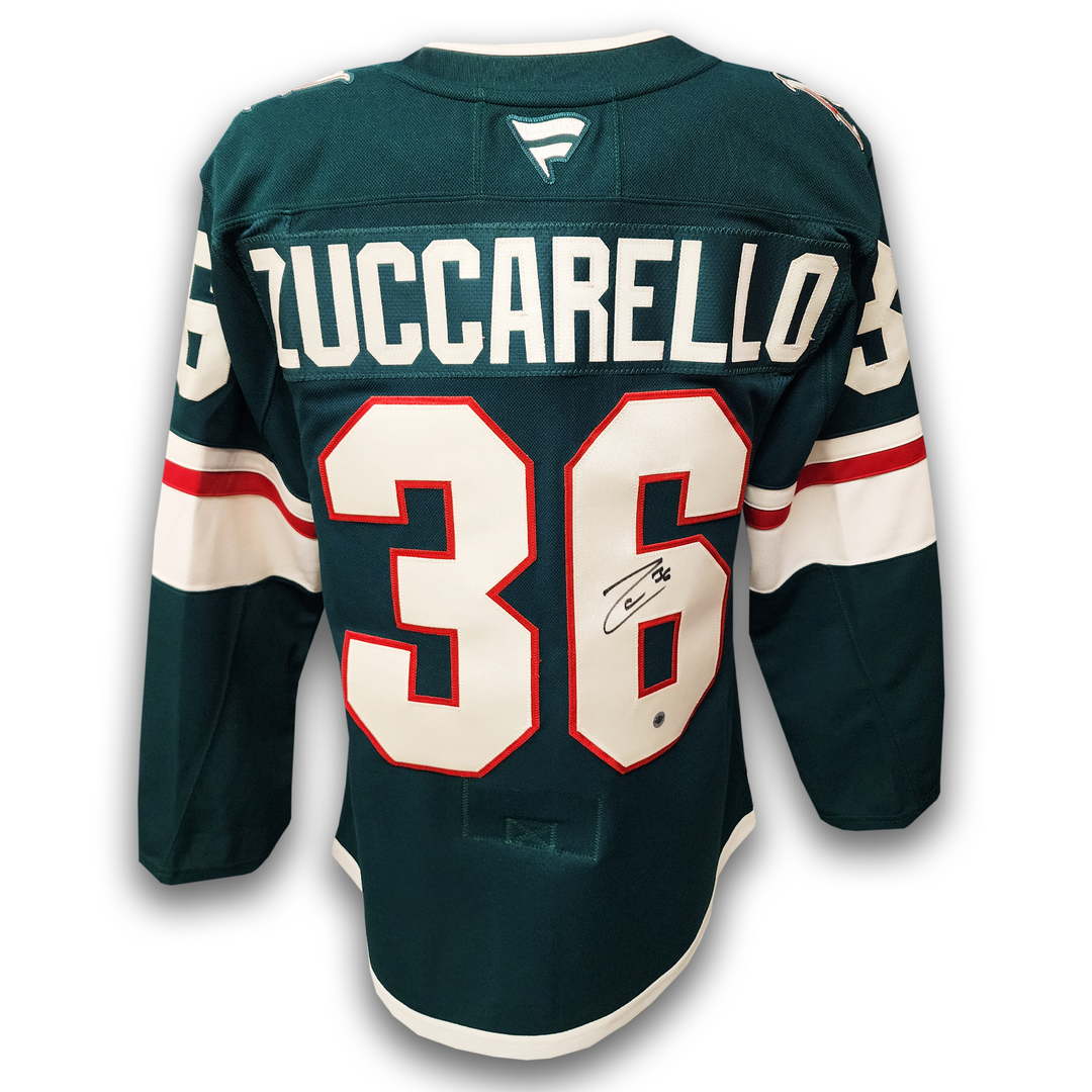 Mats Zuccarello Autographed Minnesota Wild Home Fanatics Premium Jersey