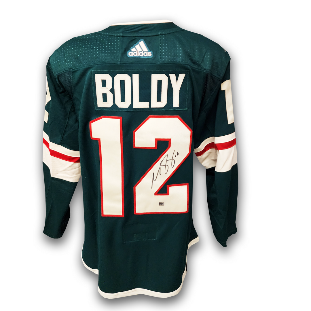 Matt Boldy Autographed Minnesota Wild Adidas Jersey