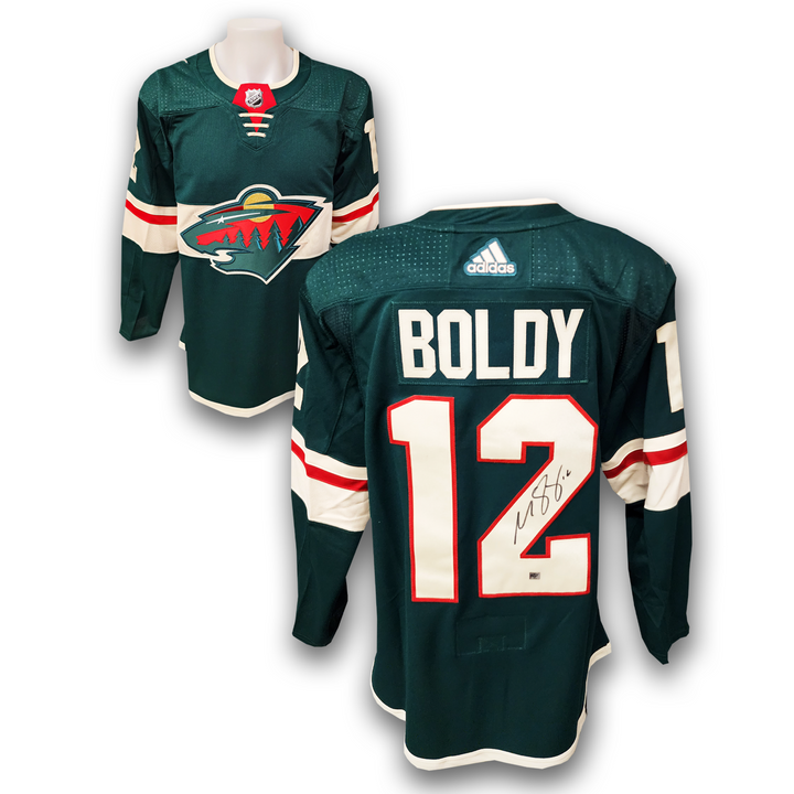 Matt Boldy Autographed Minnesota Wild Adidas Jersey