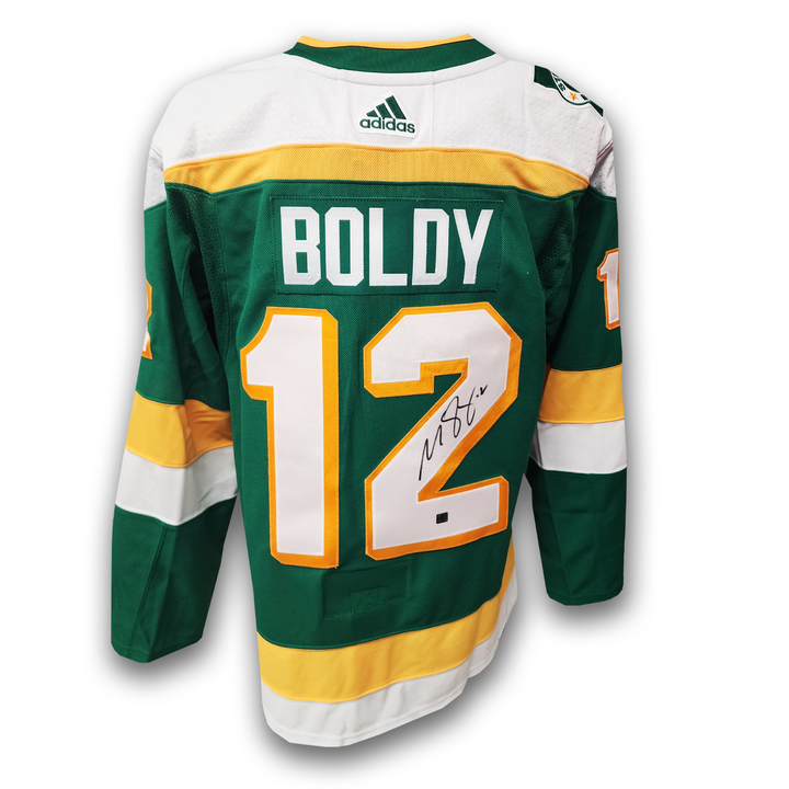Matt Boldy Autographed Minnesota Wild Alternate Adidas Jersey