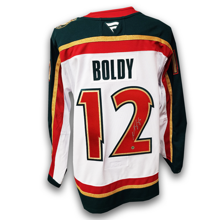 Matt Boldy Autographed Minnesota Wild Alternate Fanatics Premium Jersey