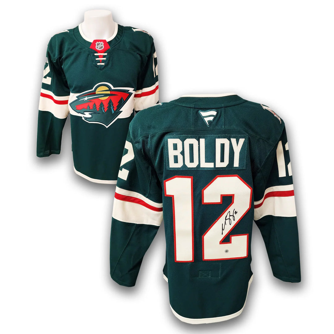 Pre-Order - Matt Boldy - Autographed Minnesota Wild Home Fanatics Premium Jersey