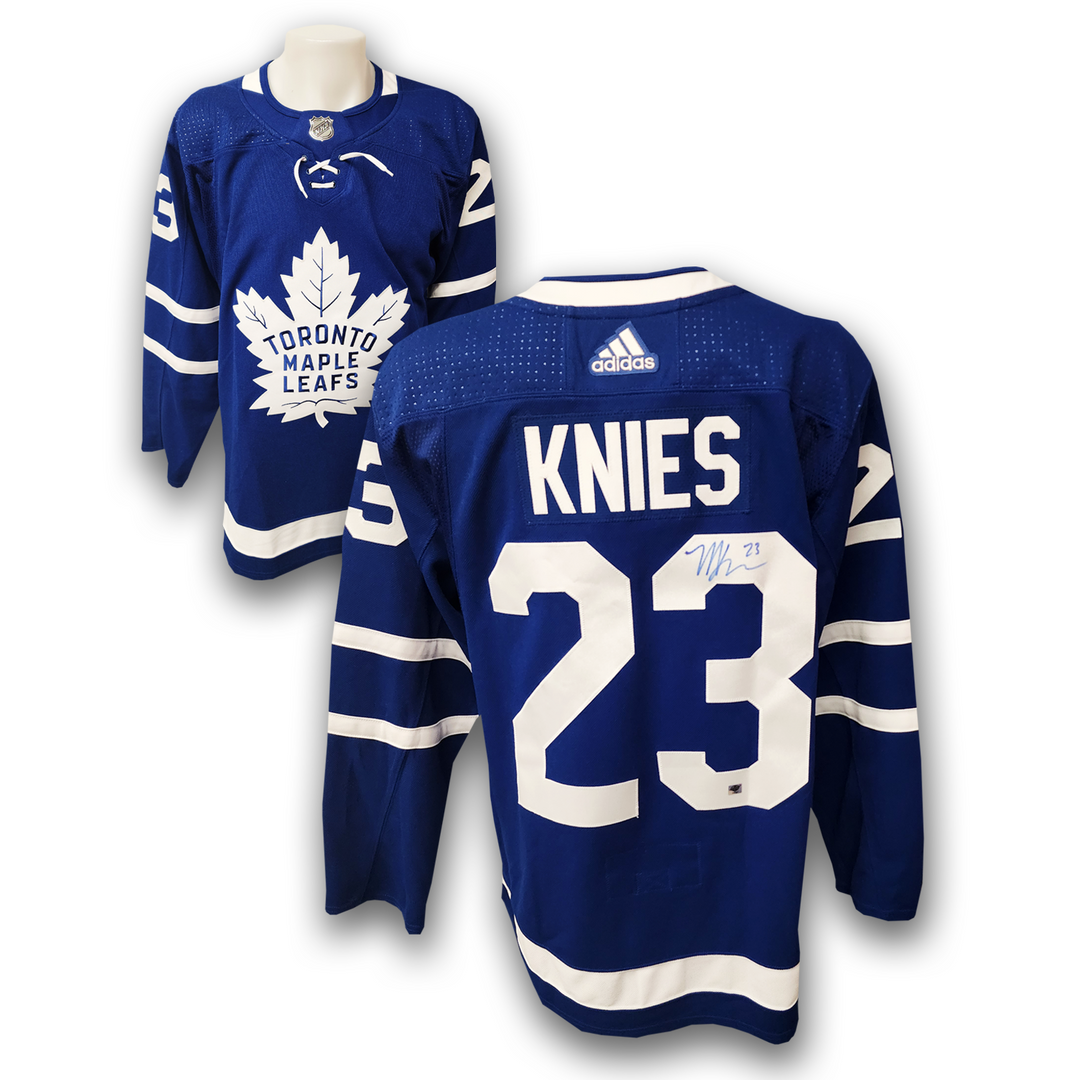 Matthew Knies Autographed Toronto Maple Leafs Adidas Jersey
