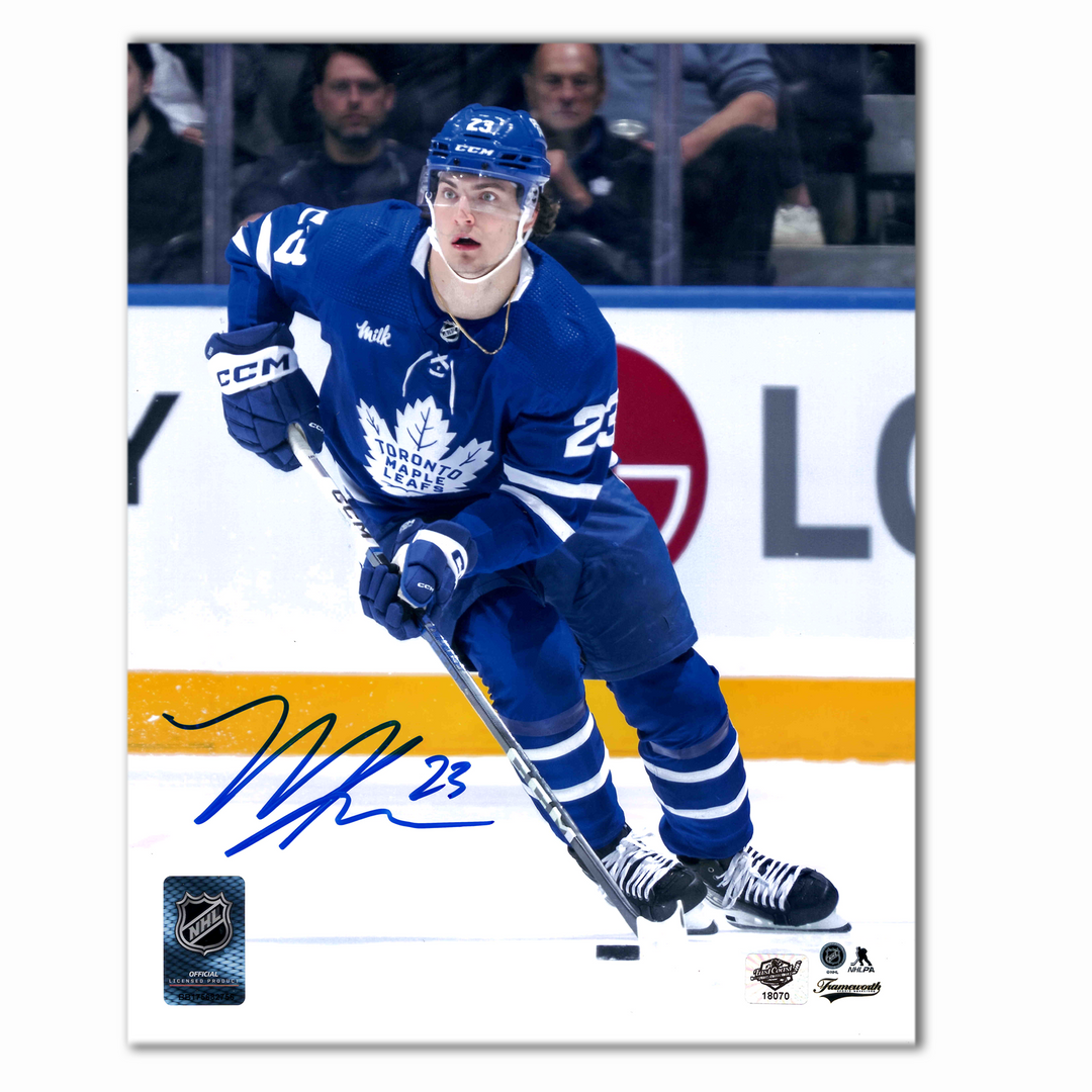 Matthew Knies Autographed Toronto Maple Leafs 8x10 Photo