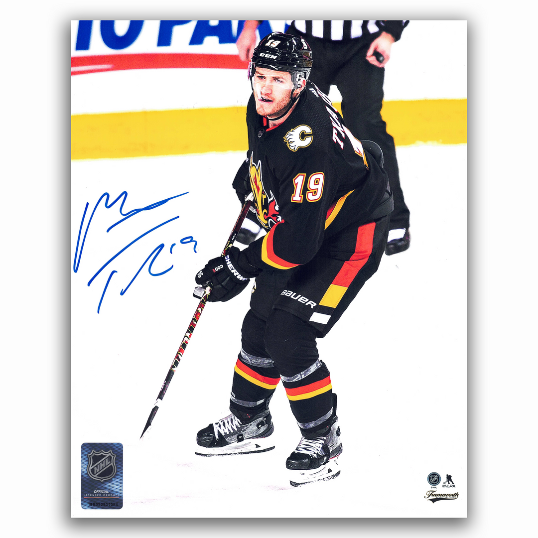 Matthew Tkachuk Calgary Flames Autographed Reverse Retro 16x20 Photo
