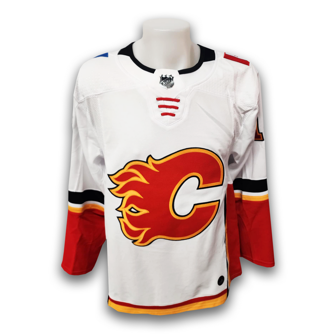 Matthew Tkachuk Autographed Calgary Flames 2017 Away Adidas Jersey