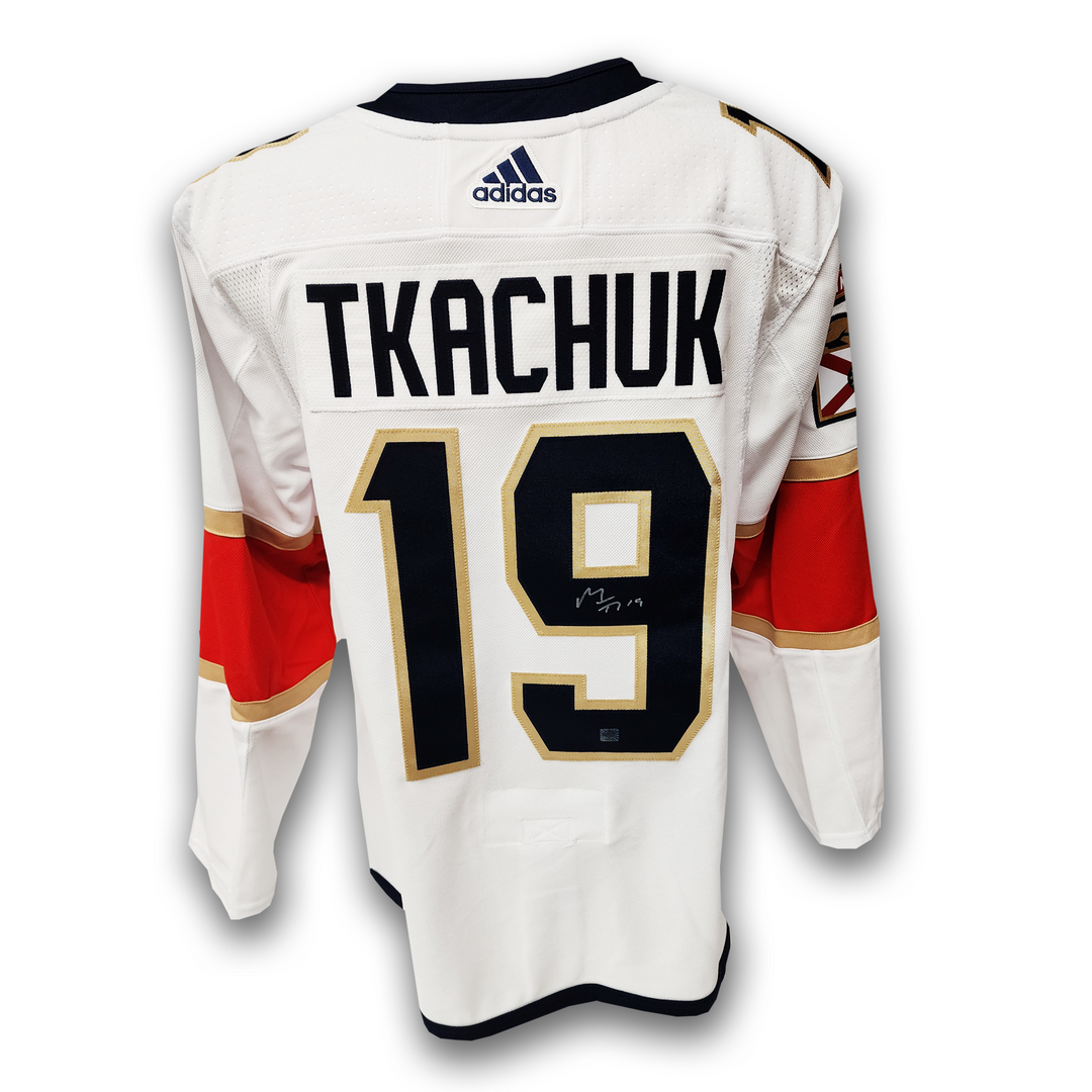 Matthew Tkachuk Autographed Florida Panthers Away Adidas Jersey East Coast Sports Collectibles