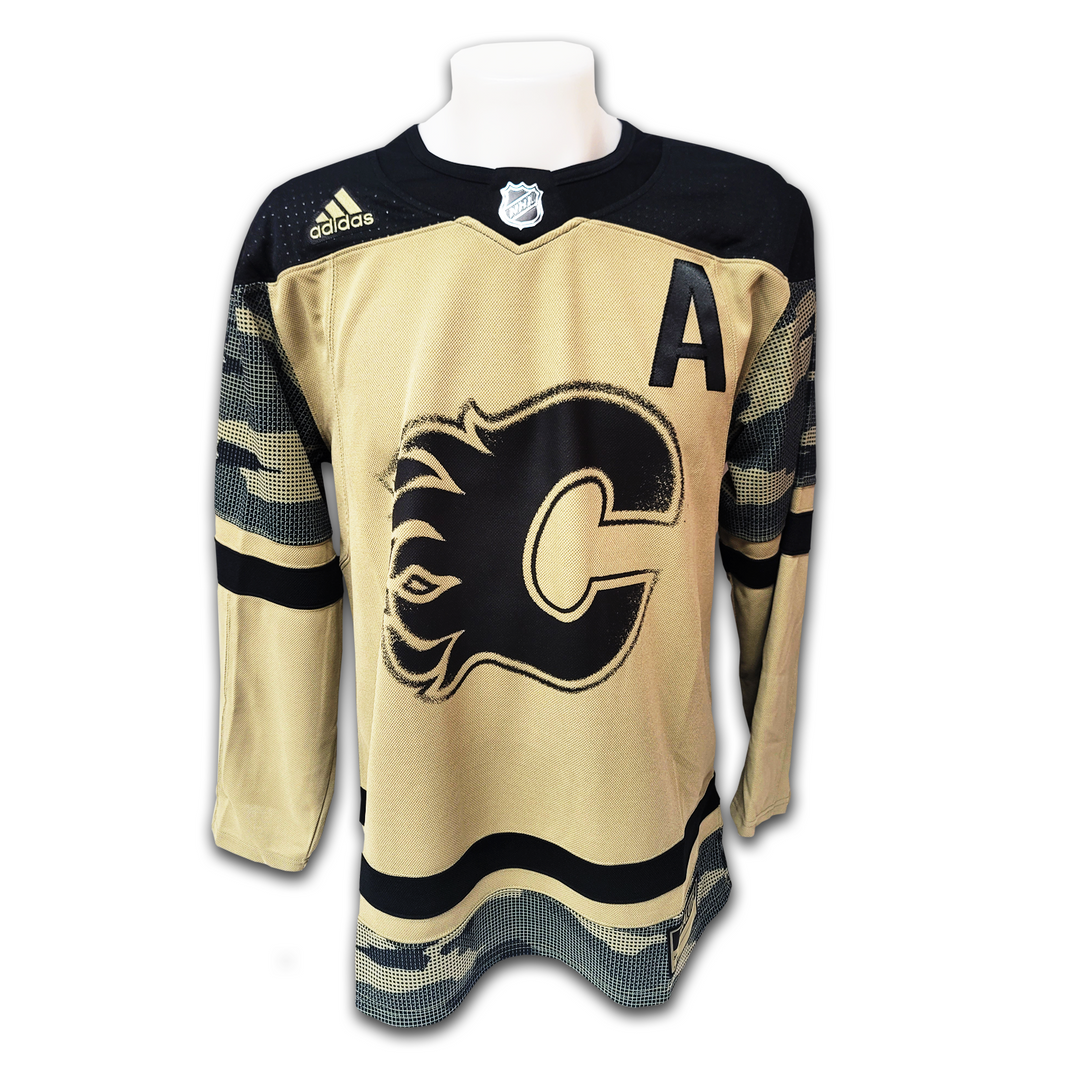 Matthew Tkachuk Calgary Flames 2022 Military Appreciation Night Adidas Jersey
