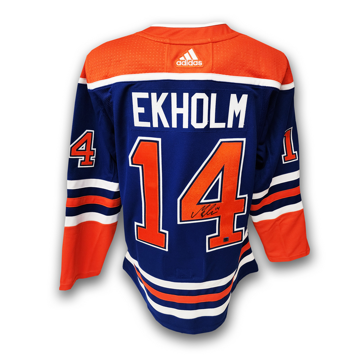 Mattias Ekholm Autographed Edmonton Oilers Home Adidas Jersey