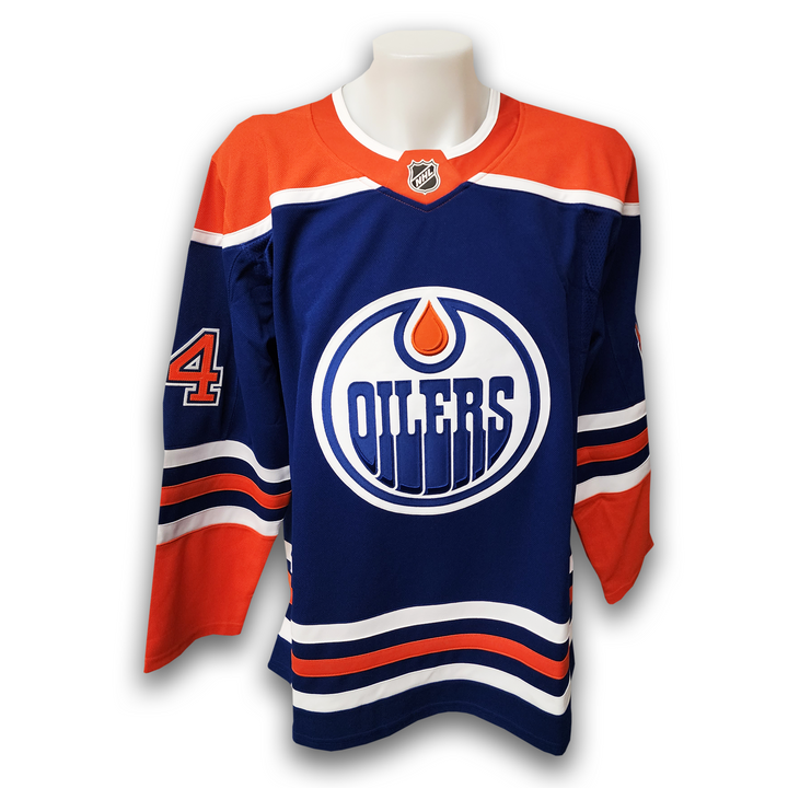 Mattias Ekholm Autographed Edmonton Oilers Fanatics Premium Jersey