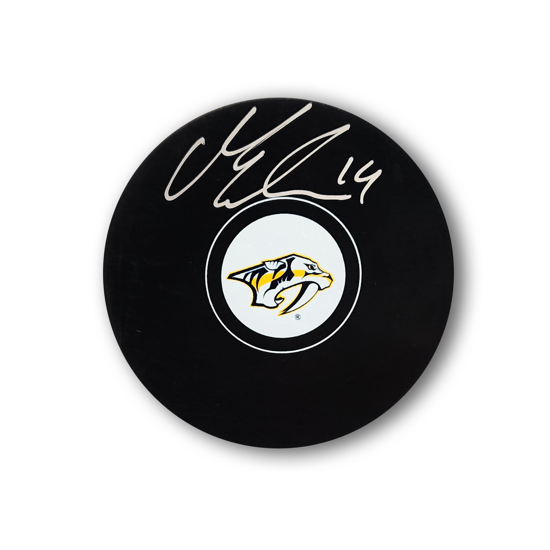 Mattias Ekholm Autographed Nashville Predators Hockey Puck